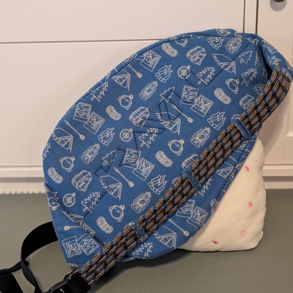 KAVU Blue Sling Bag with White Outdoor Print - Picture 3 of 5